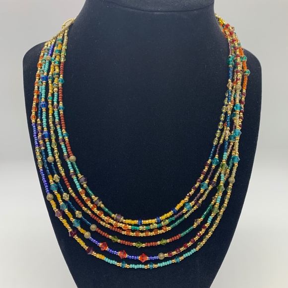 Michal Golan`Colorful Beaded Necklace - Picture 1 of 3